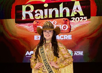 Camila Assunção foi eleita Rainha do Rodeio 2025. Foto: Bruno Moraes/Sete