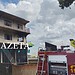 Incêndio em prédio abandonado mobiliza Corpo de Bombeiros no bairro do Bosque, em Rio Branco