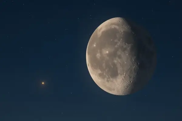 Marte vai brilhar ao lado da Lua nesta segunda (28); veja como observar