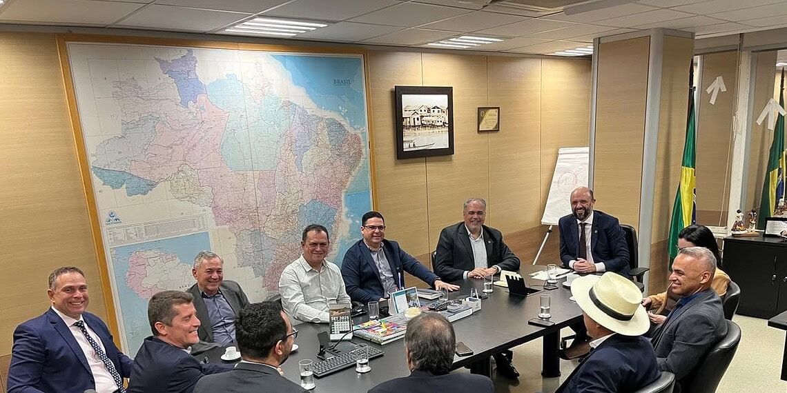 Pauta da reunião em Brasília foi o Novo Marco Legal do Saneamento. Foto: cedida