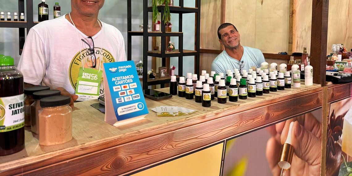 Bioeconomia impulsiona negócios sustentáveis com produtos da floresta na Expoacre 2025. VÍDEO