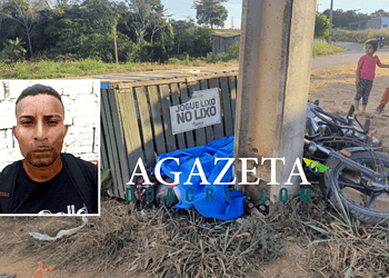 Motociclista morre após perder controle da moto e bater em poste em ramal no interior do Acre