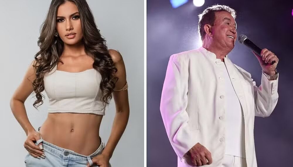 Perfil da miss casada com Amado Batista deve ser reativado no Instagram após decisão de juiz de Goiânia — Foto: Reprodução/Instagram de Cálita e Amado Batista
