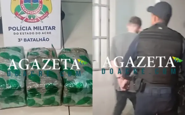 Homem é preso com 3 kg de maconha durante barreira policial na BR-317