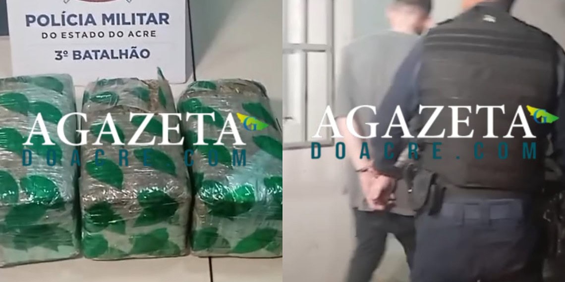 Homem é preso com 3 kg de maconha durante barreira policial na BR-317