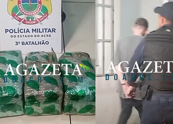 Homem é preso com 3 kg de maconha durante barreira policial na BR-317