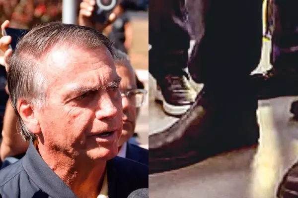 “Eu tenho vergonha de usar tornozeleira”, diz Jair Bolsonaro