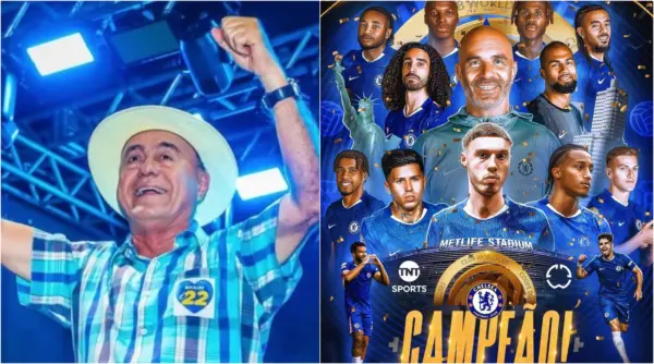 Bocalom comemora título do Chelsea no Mundial de Clubes: “O azul venceu de novo!”