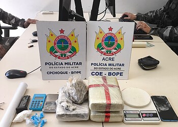 Bope prende homem por tráfico de drogas no bairro Eldorado, em Rio Branco