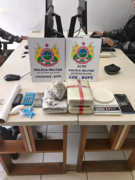Bope prende homem por tráfico de drogas no bairro Eldorado, em Rio Branco
