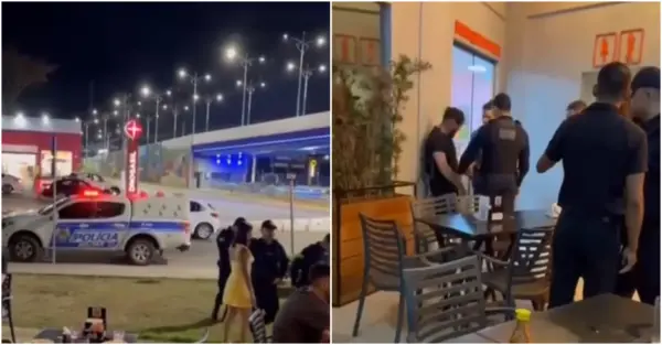 Homem invade restaurante em Rio Branco e é contido por frequentadores após ameaçar ex-companheira