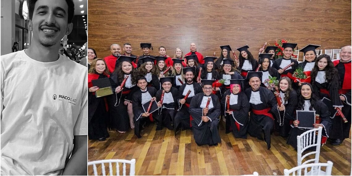 Formandos da Ufac homenageiam colega que morreu após acidente: ‘amava o Direito’