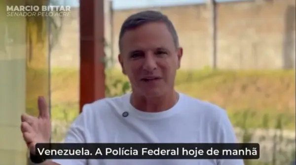 Márcio Bittar critica operação da PF contra Bolsonaro e compara Brasil à Venezuela: 'Perseguido'