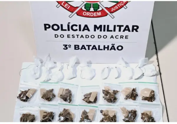 Menor é apreendido com entorpecentes no bairro Chico Mendes