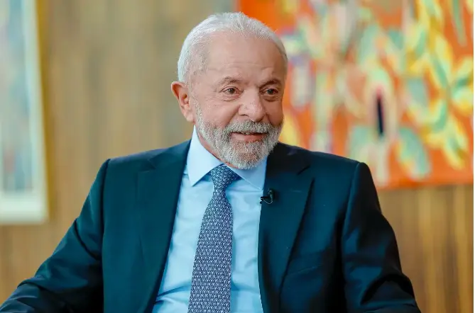 Presidente da República, Luiz Inácio Lula da Silva, durante entrevista para o Jornal Nacional, no Palácio da Alvorada. Brasília - DF. Foto: Ricardo Stuckert / PR