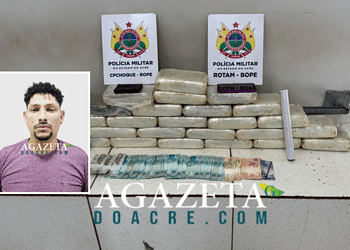 Homem é preso com mais de 28kg de maconha durante ação policial em Rio Branco