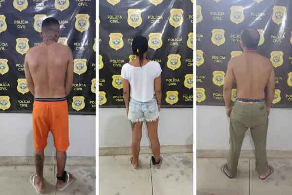 Três pessoas são presas no interior do Acre por tráfico, lesão corporal e crimes de trânsito