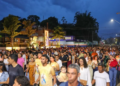 FOTOS: Milhares de fiéis acompanham procissão do Novenário de Nossa Senhora da Glória em Cruzeiro do Sul