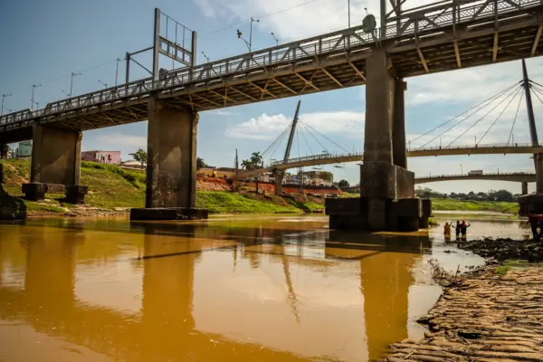 Mesmo sem chuvas há pelo menos 4 dias, nível do Rio Acre sobre quase 10 cm na capital