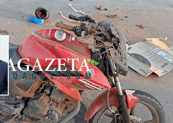 Jornalista fica gravemente ferido após colisão entre moto e ônibus escolar na BR-364