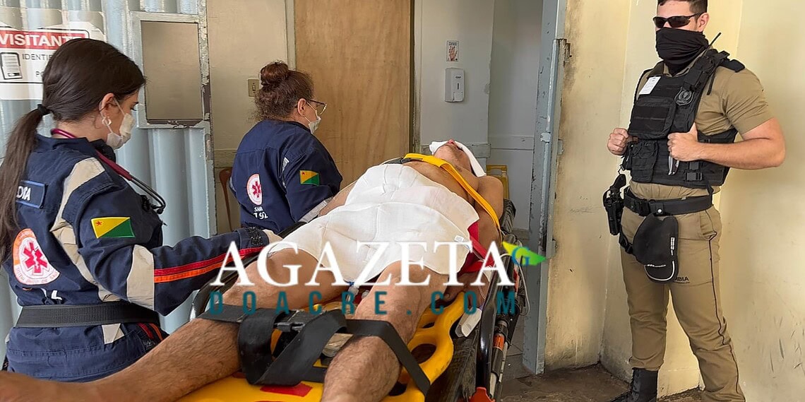 Acusado de furtar fios é baleado por faccionados e se joga no Rio Acre para escapar da morte