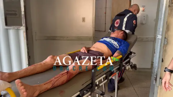 Homem é espancado por membros de facção dentro de galpão abandonado em Rio Branco após ser acusado de furto