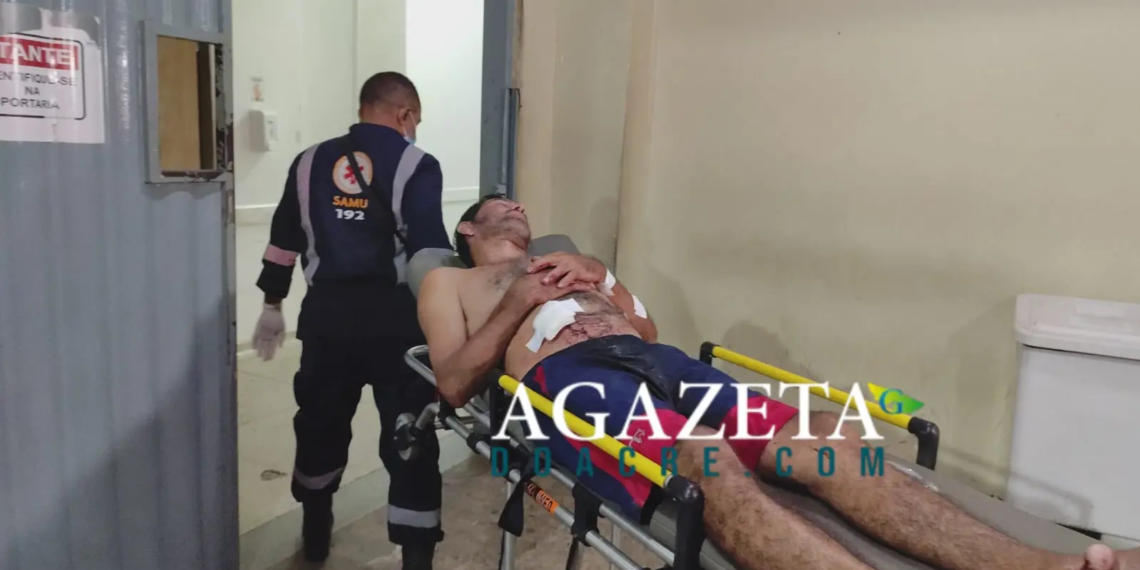Homem é esfaqueado pela esposa durante briga em residência no Segundo Distrito de Rio Branco