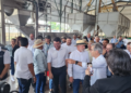 Lula chega à Cooperacre ao lado de Jorge Viana, ministros e Gladson para anunciar investimentos no Acre