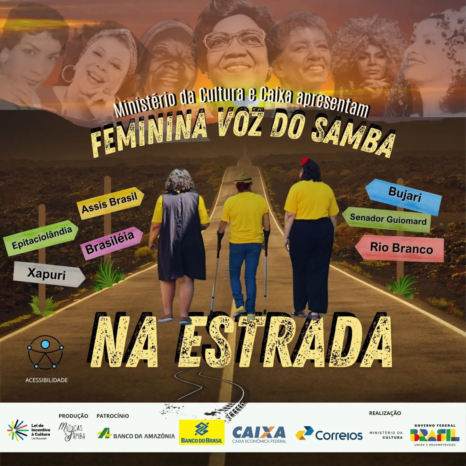 "Feminina – Voz do Samba na Estrada" leva música e reflexão sobre protagonismo das mulheres no Acre
