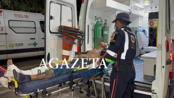 Homem sofre ataque brutal no Preventório e é hospitalizado com fratura exposta em Rio Branco
