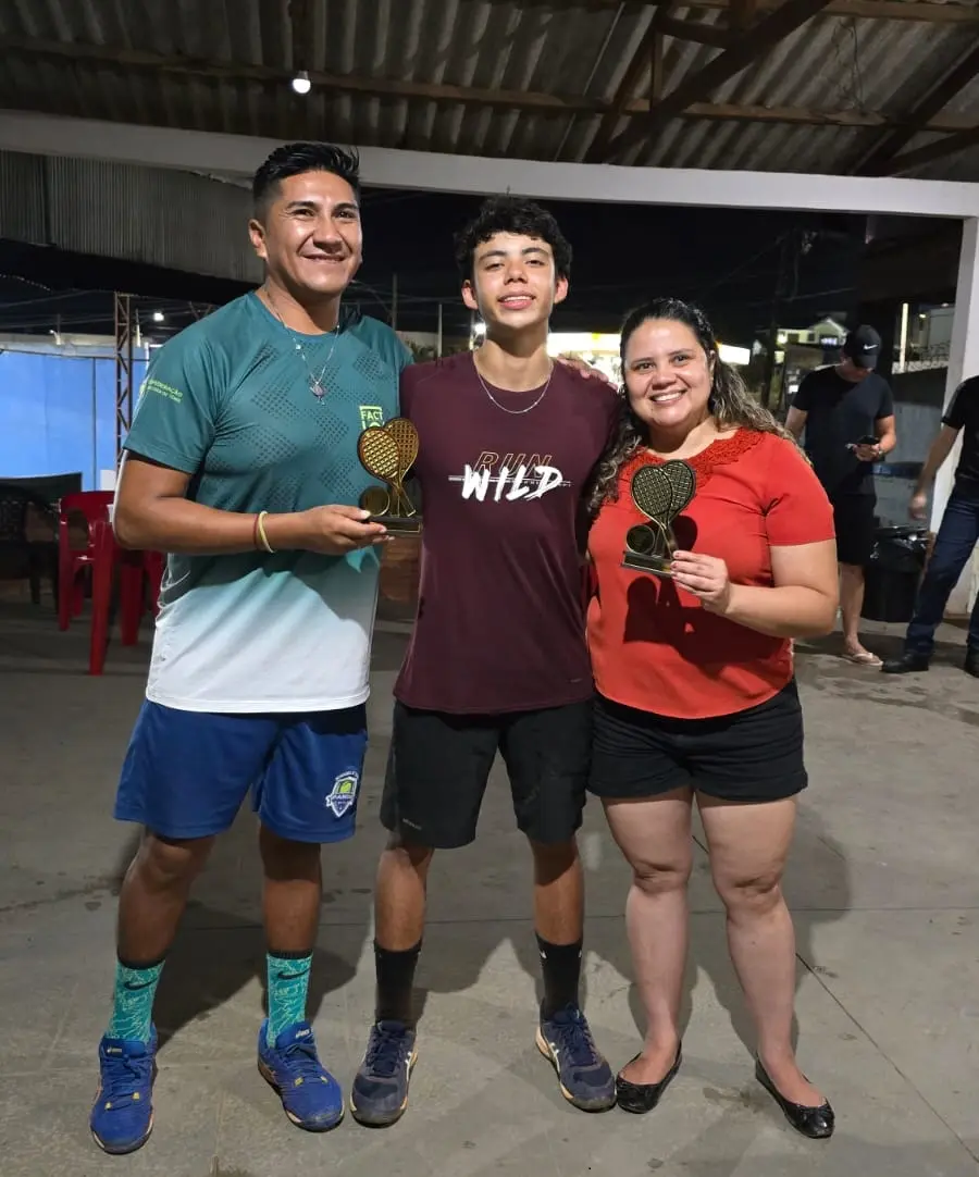 Estrela do tênis acreano, João Elias é campeão em dose dupla no AABB Open