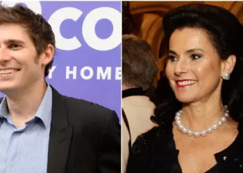 Eduardo Saverin e Vicky Safra são os dois brasileiros mais ricos de 2024, segundo a Forbes. — Foto: Roslan Rahman/AFP/Arquivo e Silvana Garzaro/Estadão Conteúdo