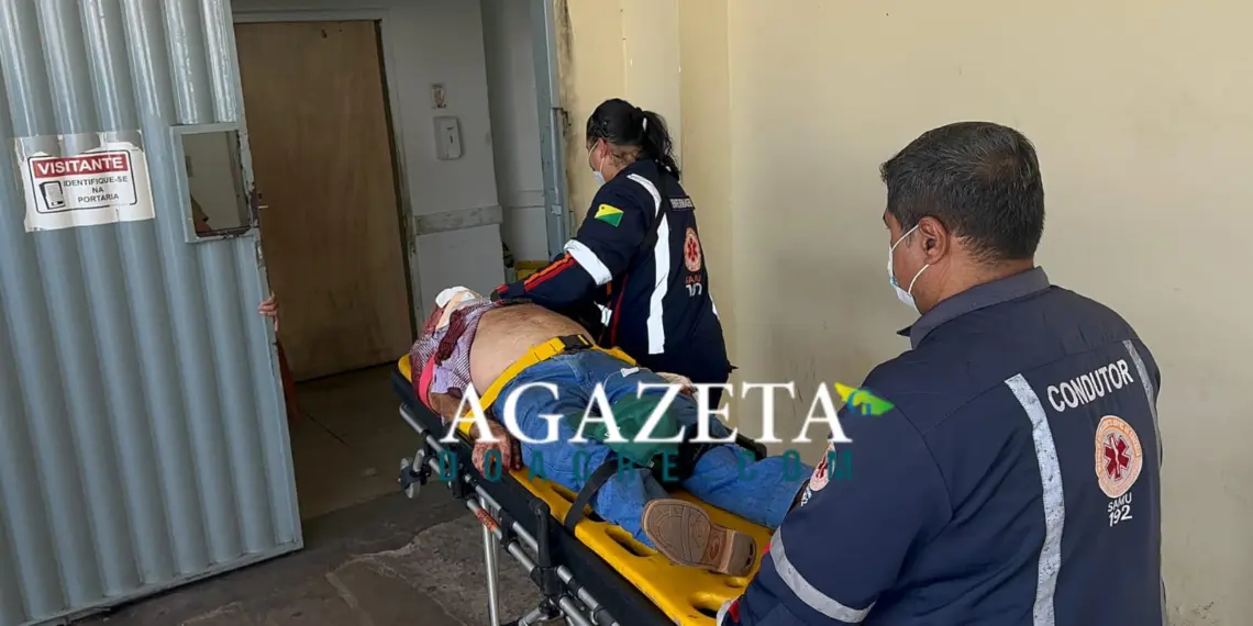 Atropelamento deixa idoso ferido no Segundo Distrito de Rio Branco