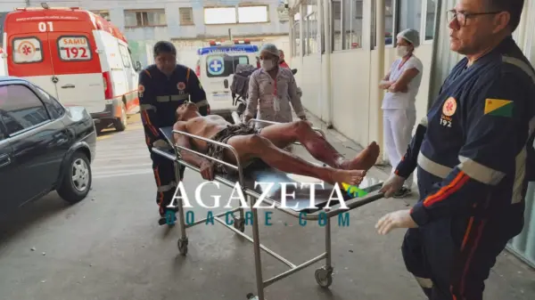 Homem sofre agressão a golpes de ripa e perna-manca em Rio Branco