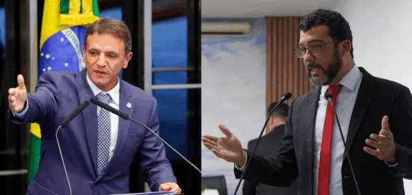 Senador Márcio Bittar critica vacinas e é chamado de 'inútil' pelo vereador André Kamai