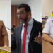 À esquerda vereador Eber Machado; ao meio André Kamai e à direita, o superintendente da RBTrans Clendes Vilas Boas