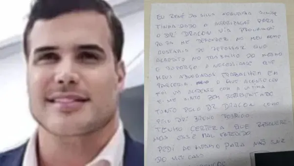 Empresário preso por matar gari diz em carta que crime foi "mal-entendido"