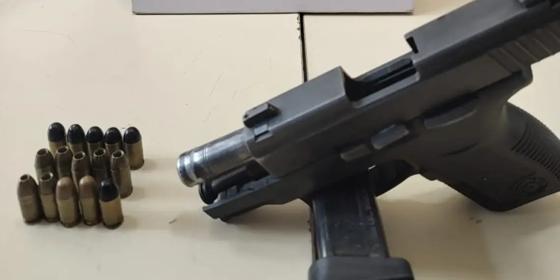 Arma de fogo é apreendida durante patrulhamento na Sobral