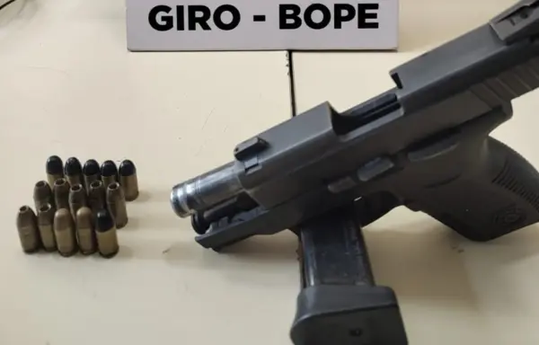 Arma de fogo é apreendida durante patrulhamento na Sobral