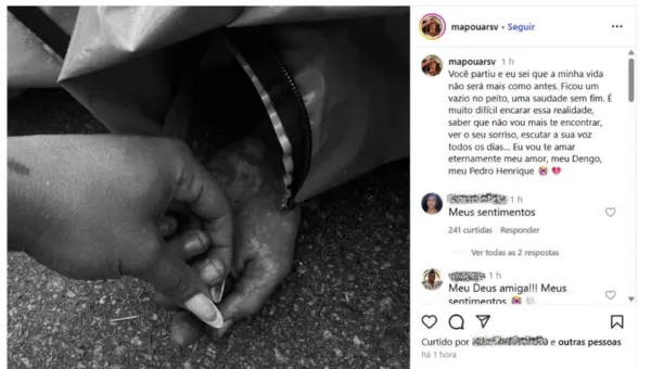 Influenciadora publica foto do namorado morto após acidente de carro