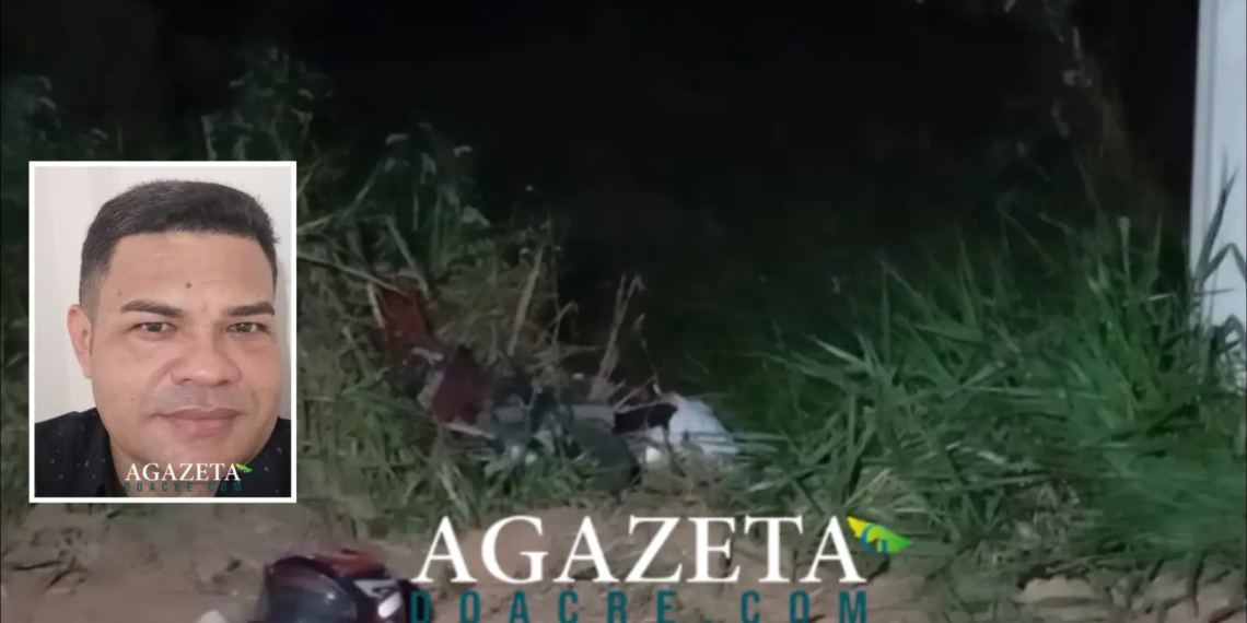 Policial penal morre após colisão de moto contra poste em estrada no Acre