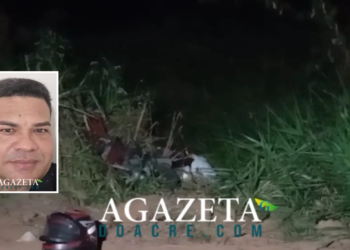 Policial penal morre após colisão de moto contra poste em estrada no Acre