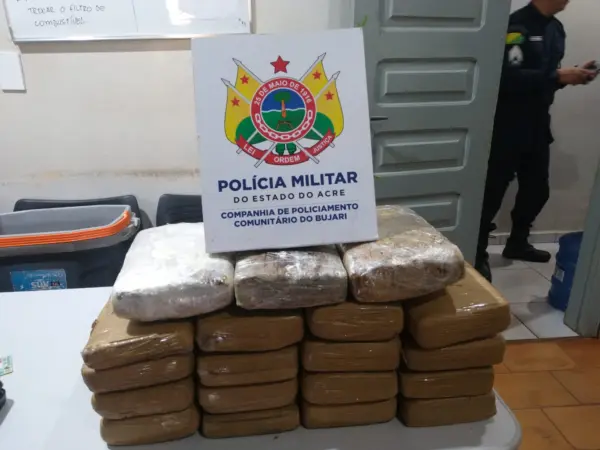 PM prende homem com mais 19 kg de maconha no Acre