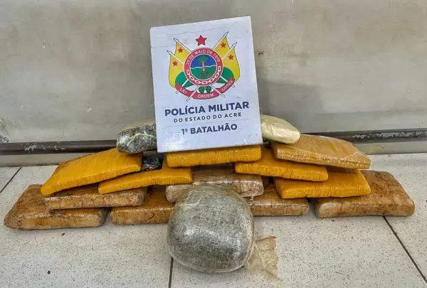 Homem é preso com mais de 10 kg de drogas no bairro Novo Calafate, em Rio Branco