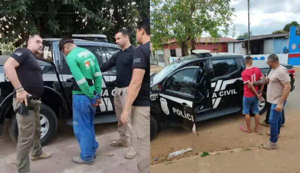 Dupla é presa suspeita de roubar R$ 5,8 mil em distribuidora no interior do Acre