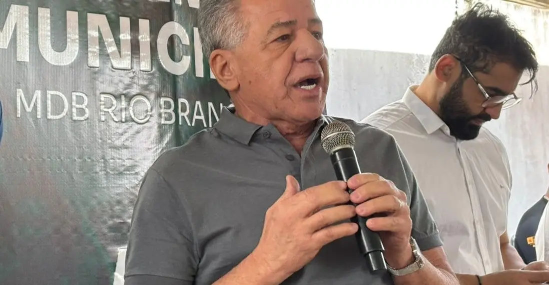 O presidente do MDB falou sobre as prioridades do partido no Acre. Foto: Leandro Chaves