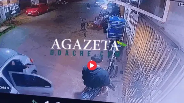 Vídeo registra execução de jovem em frente a distribuidora em Rio Branco; assista