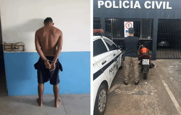 Polícia Civil prende suspeito de furtos no Quinari e recupera moto roubada na capital