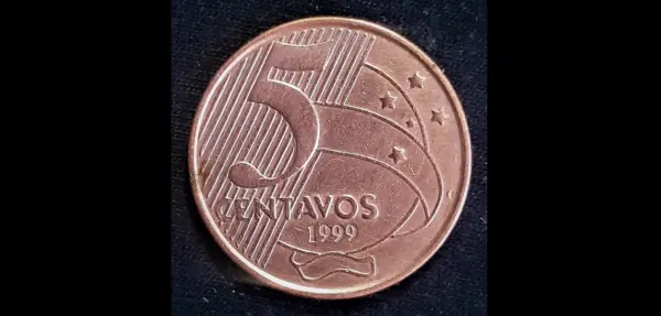 Moeda de 5 centavos: Descubra como a de 1999 pode valer R$ 400
