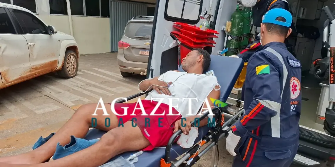 Homem é ferido com facada no peito após discussão na capital